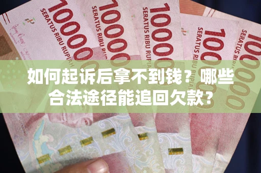 武汉如何起诉后拿不到钱？哪些合法途径能追回欠款？
