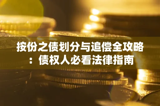 武汉按份之债划分与追偿全攻略：债权人必看法律指南