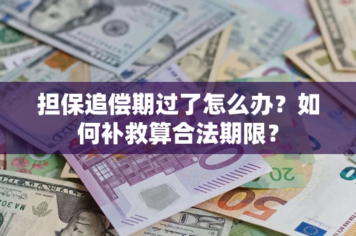 武汉担保追偿期过了怎么办？如何补救算合法期限？