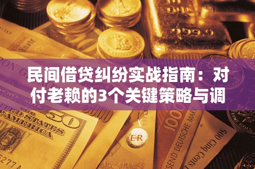 武汉民间借贷纠纷实战指南：对付老赖的3个关键策略与调解盲区解析