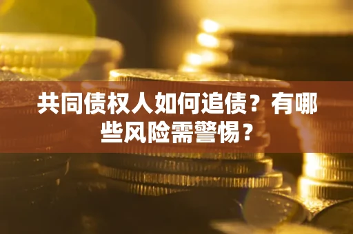 武汉共同债权人如何追债？有哪些风险需警惕？
