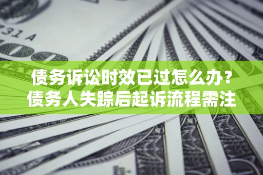武汉债务诉讼时效已过怎么办？债务人失踪后起诉流程需注意什么？