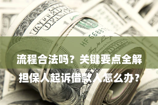 武汉

担保人起诉借款人怎么办？流程合法吗？关键要点全解析