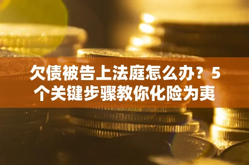 武汉欠债被告上法庭怎么办？5个关键步骤教你化险为夷